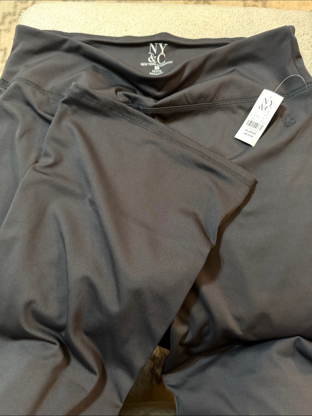 NY&C Black Active flare Leggings
